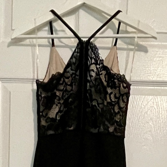 Windsor Black Halter Lace Top Pant Jumpsuit - Picture 5 of 9